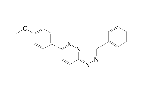 6-(p-METHOXYPHENYL)-3-PHENYL-s-TRIAZOLO[4,3-b]PYRIDAZINE