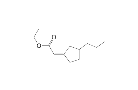 Ethyl (Z)-(3-propylcyclopentylidene)acetate