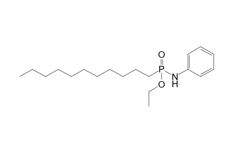 Ethyl N-phenyl-P-undecylphosphonamidate