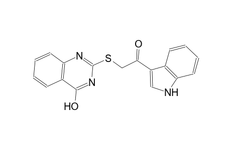 ethanone, 2-[(4-hydroxy-2-quinazolinyl)thio]-1-(1H-indol-3-yl)-