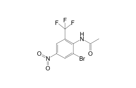 N-[2-bromanyl-4-nitro-6-(trifluoromethyl)phenyl]ethanamide