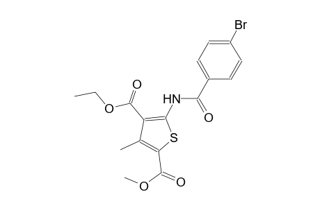 4-ethyl 2-methyl 5-[(4-bromobenzoyl)amino]-3-methyl-2,4-thiophenedicarboxylate