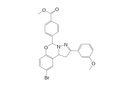 methyl 4-[9-bromo-2-(3-methoxyphenyl)-1,10b-dihydropyrazolo[1,5-c][1,3]benzoxazin-5-yl]benzoate