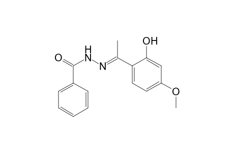 Benzoic acid, [1-(2-hydroxy-4-methoxyphenyl)ethylidene]hydrazide