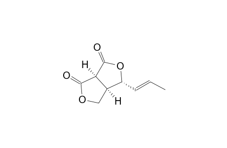 1H,3H-Furo[3,4-c]furan-1,6(4H)-dione, dihydro-3-(1-propenyl)-, [3.alpha.(E),3a.alpha.,6a.alpha.]-