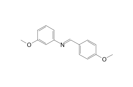 (4-Methoxybenzylidene)-(3-methoxyphenyl)amine