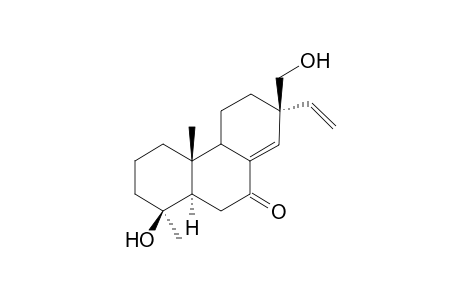 7-Oxo-19-nor-isopimara-8(14),15-diene-4.beta.,17-diol