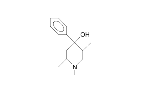 .alpha.-1,2,5-Trimethyl-4-phenyl-piperidine-4-ol