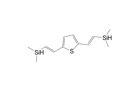 2,5-Bis[.beta.-(dimethylsilyl)vinyl]thiophene