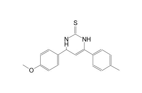 2(1H)-pyrimidinethione, 3,4-dihydro-4-(4-methoxyphenyl)-6-(4-methylphenyl)-