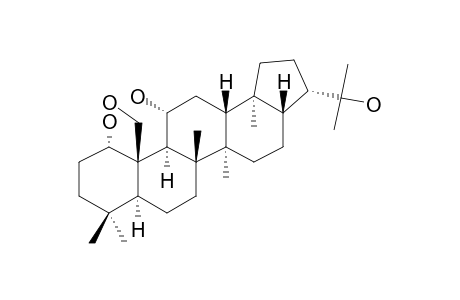 1.alpha.,11.alpha.,22,25-Tetrahydroxyhopane
