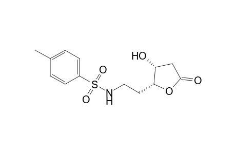 N-{2-[(2R*,3R*)-3-Hydroxy-5-oxotetrahydrofuran-2-yl]ethyl}-4-methylbenzenesulfonamide