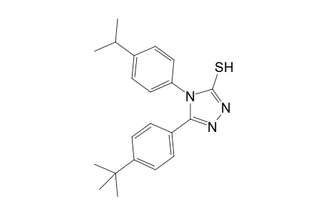 5-(p-tert-butylphenyl)-4-(p-cumenyl)-4H-1,2,4-triazole-3-thiol
