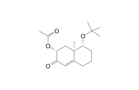 (2R,9R,10R)-6-Methyl-7-tert-butoxy-4-acetoxybicyclo[4.4.0]dec-1-en-3-one isomer