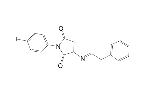 1-(4-Iodo-phenyl)-3-phenethylideneamino-pyrrolidine-2,5-dione