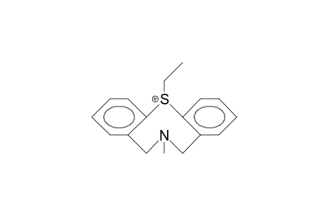 12-Ethyl-6,7-dihydro-6-methyl-5H-dibenzo(B,G)(1,5)-thiazocine cation
