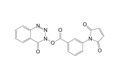 (4-oxidanylidene-1,2,3-benzotriazin-3-yl) 3-[2,5-bis(oxidanylidene)pyrrol-1-yl]benzoate