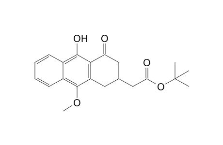 t-Butyl (10-hydroxy-9-methoxy-4-oxo-1,2,3,4-tetrahydroanthracen-2-yl)acetate