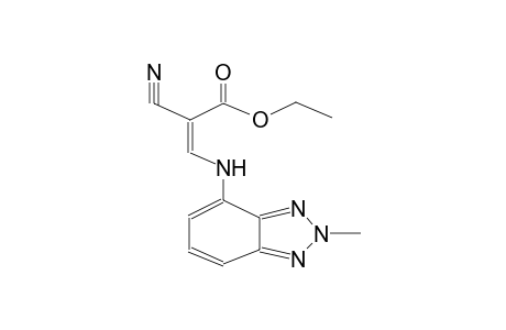 4-[N-(2'-{Ethoxycarbonyl}-2'-cyanoethylene)amino]-2-methylbenzotriazole