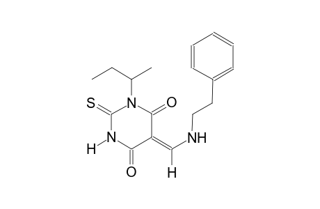 (5Z)-1-sec-butyl-5-{[(2-phenylethyl)amino]methylene}-2-thioxodihydro-4,6(1H,5H)-pyrimidinedione