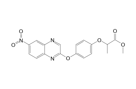 2-{4-[6-Nitro-2-quinoxalinyl)oxy]phenoxy}propionic acid methyl ester