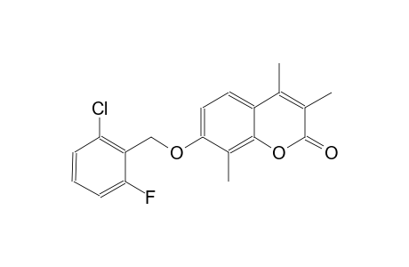 7-[(2-chloro-6-fluorobenzyl)oxy]-3,4,8-trimethyl-2H-chromen-2-one