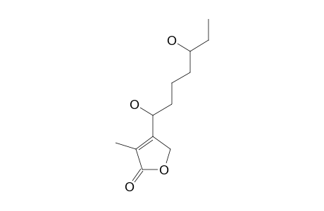 7'-HYDROXY-ISOSEIRIDIN;3-METHYL-4-(1,6-DIHYDROXYHEPTYL)-2(5H)-FURANONE