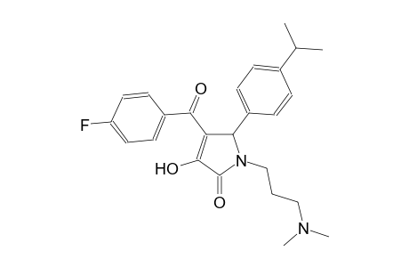2H-pyrrol-2-one, 1-[3-(dimethylamino)propyl]-4-(4-fluorobenzoyl)-1,5-dihydro-3-hydroxy-5-[4-(1-methylethyl)phenyl]-