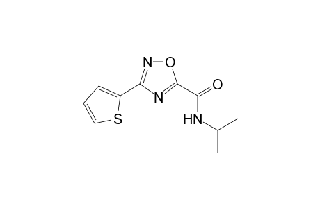 1,2,4-Oxadiazole-5-carboxamide, N-(1-methylethyl)-3-(2-thienyl)-