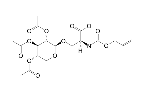 N-(ALLYLOXYCARBONYL)-O-(2,3,4-TRI-O-ACETYL-BETA-D-XYLOPYRANOSYL)-L-THREONINE