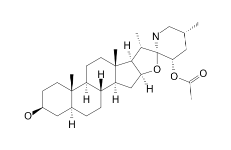 (23S)-23-ACETOXY-SOLADULCIDINE;(23S,25R)-23-ACETOXY-5-ALPHA,22-ALPHA-N-SPIROSOLAN-3-BETA-OL