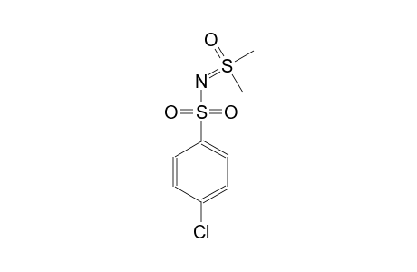 4-chloro-N-[dimethyl(oxido)-lambda~4~-sulfanylidene]benzenesulfonamide