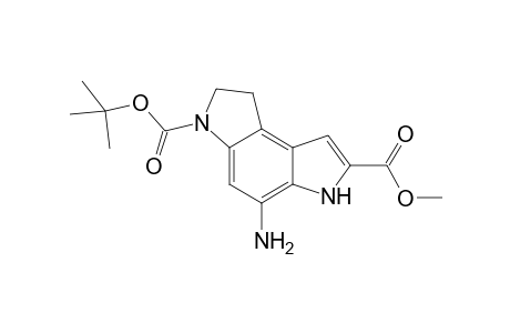 Methyl 5-Amino-3-(tert-Butyloxycarbonyl)-1,2-dihydro-3H-pyrrolo[3,2-e]indole-7-caboxylate