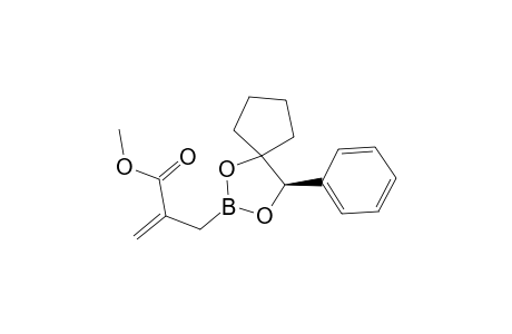 Methyl 2-[4'-phenyl-1',3'-dioxa-2'-boraspiro[4.4]nonan-2'-yl]methyl]prop-2-enoate