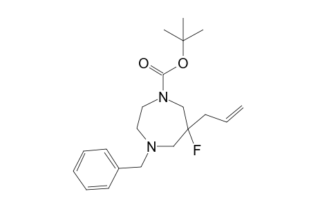 Tert-Butyl 6-Allyl-4-benzyl-6-fluoro-1,4-diazepane-1-carboxylate