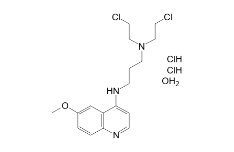 4-{{3-[BIS(2-CHLOROETHYL)AMINO]PROPYL}AMINO}-6-METHOXYQUINOLINE, DIHYDROCHLORIDE, HYDRATE