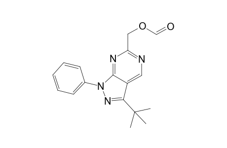 3-Tert-butyl-6-[(formyloxy)methyl]-1-phenyl-1H-pyrazolo[3,4-d]pyrimidine