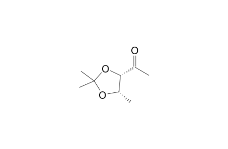 1-[(4S,5S)-2,2,5-Trimethyl-1,3-dioxolan-4-yl]ethanone