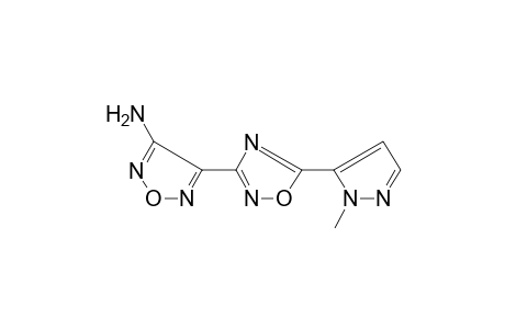 1,2,5-Oxadiazol-3-amine, 4-[5-(1-methyl-5-pyrazolyl)-1,2,4-oxadiazol-3-yl]-