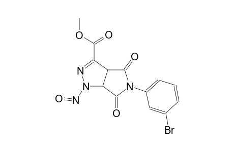 methyl 5-(3-bromophenyl)-1-nitroso-4,6-dioxo-1,3a,4,5,6,6a-hexahydropyrrolo[3,4-c]pyrazole-3-carboxylate