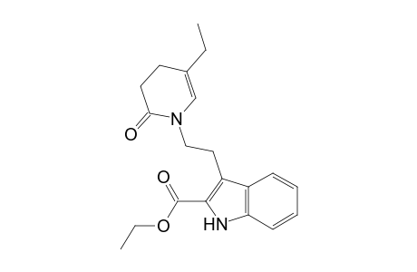 1H-Indole-2-carboxylic acid, 3-[2-(5-ethyl-3,4-dihydro-2-oxo-1(2H)-pyridinyl)ethyl]-, ethyl ester