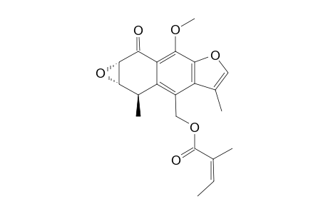 14-angeloyloxy-2.alpha.,3.alpha.-epoxy-1-oxo-O-methylcacalol