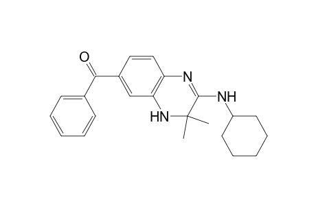 [2-(Cyclohexylamino)-3,4-dihydro-3,3-dimethyl-quinoxalin-6-yl](phenyl)methanone