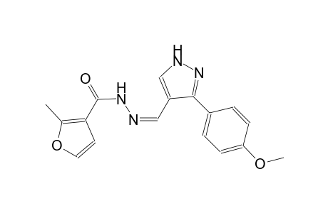 N'-{(Z)-[3-(4-methoxyphenyl)-1H-pyrazol-4-yl]methylidene}-2-methyl-3-furohydrazide
