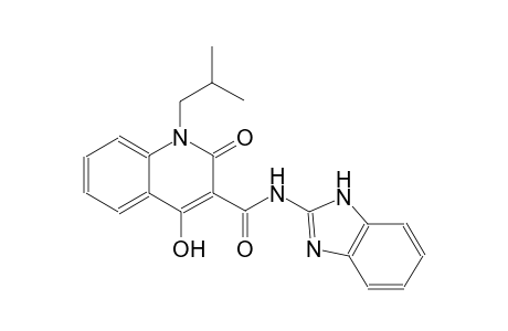 N-(1H-benzimidazol-2-yl)-4-hydroxy-1-isobutyl-2-oxo-1,2-dihydro-3-quinolinecarboxamide