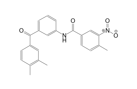 benzamide, N-[3-(3,4-dimethylbenzoyl)phenyl]-4-methyl-3-nitro-