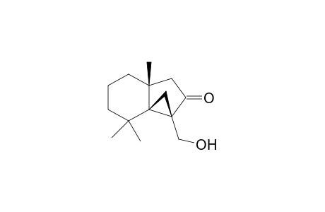 3.alpha.,6.beta.-3-Hydroxymethyl-6,10,10-trimethyltricyclo[4.4.0.0(1,3)]decan-4-one