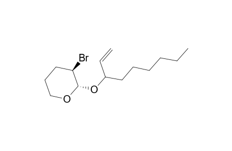 trans-3-Bromo-2-[(1-hexyl-2-propenyl)oxy]tetrahydropyran