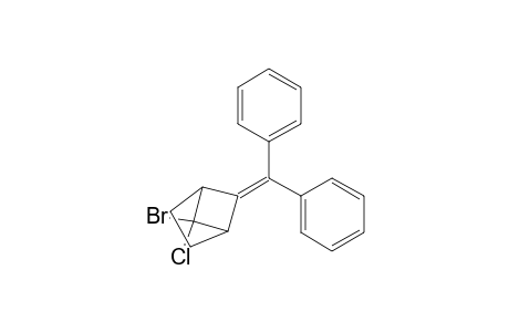5-Bromanyl-5-chloranyl-6-(diphenylmethylidene)bicyclo[2.1.1]hexane
