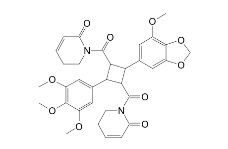 PIPERARBORENINE_C;PIPERARBORENINE_BIS-5,6-DIHYDRO-2-(1-H)-PYRIDONYL-3-METHOXY-4,5-METHYLENEDIOXYPHENYL)-4-(3,4,5-TRIMETHOXYPHENYL)-1,